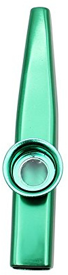 Aluminum Metal with 5 Pcs Gifts Flute Diaphragm for Children Music-Lovers-Green