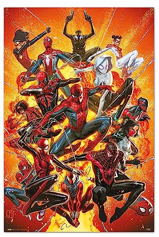 Grupo Erik Marvel Spider-Man Spider-Geddon 1 Poster - 36 x 24 inches / 91.5 x 61 cm - Shipped Rolled Up - Cool Posters - Art Poster - Posters & Prints - Wall Posters