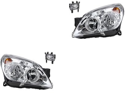 Johns, Scheinwerfer Satz Halogen passend für Opel Astra H 03/2004 - H7 H1 L+R + Nebels.
