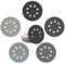 25PCS 125mm Sanding Discs Wet Dry Hook & Loop 8 Holes 1000 2000 3000 4000 5000 Grit Orbital Sandpaper for Automotive Metal Sanding Polishing