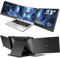 GTMEDIA 11.6'' laptop screen extender,1080P FHD laptop monitor extender, built-in dual speaker triple monitor, Type-C/USB/HDMI plug and play portable monitor for Laptop Phone etc.