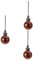 Hemobllo 3 STK Kristall Hängendes Prisma Glasanhänger Perlen Kronleuchter Kristall Glas Kronleuchter Diamantperlen Hängende Kristalle Für Kronleuchter Wassertropfen Lüfter Leuchtet