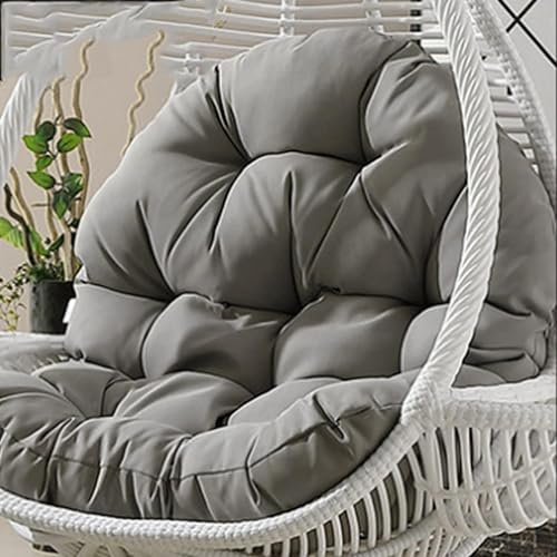 ATLION Rattan-Eierstuhl-Schaukelkissen, HäNgendes HäNgematten-Stuhlkissen-Ersatz, Waschbare Dicke Rattan-Schaukelstuhl-Ei-HäNgekissen, Wasserdicht Und SonnenbestäNdig(I)
