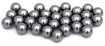 Schleudermunition Softair Kugeln Stahlkugeln 6mm Kaliber 500/1000 / 2000 Stück Metallkugeln für Katapult Zwille Slingshoot Schleuder in Silber Kugellager