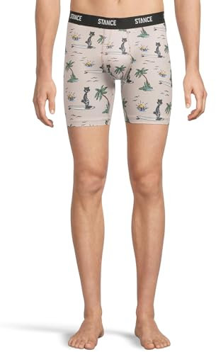 Stance Kool Kats Boxer Brief - Polyblend - Mid Support (Stringgrey, XL)