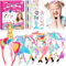 Vautvis Kit De Fabrication De Bandeaux pour Filles, Serre Tete Fille Bricolage, Cadeau Fille 10 Ans, Jouet Fille 4-12 Ans, Accessoire Cheveux Fille, Cadeau Noel Anniversaire pour Enfant Fille
