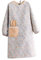 Milageto Women Kitchen Apron Work Clothes Fashion Lightweight Chef Apron Long Sleeves Apron for Baking Gardening Cleaning Restaurant
