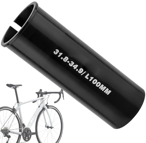 Adaptateur de Tige de Selle | Adaptateur de Tige de Selle, cale de Tige de Selle de Suspension en Alliage d'aluminium, Manchon réducteur, 25,4–30,9 mm et 31,6–34,9 mm