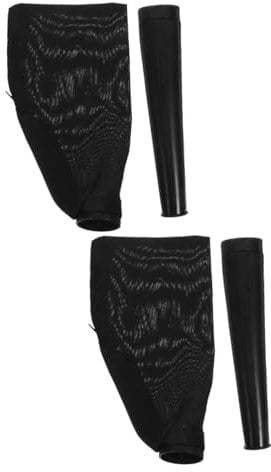 Uonlytech 2 Sets Hair Dryer Accessories Portable Blower Air Blower Tube Extension for Blower Long Tube for Blower Multi-use Extension Tube Blower Long Tube Extended Tubes Black Plastic