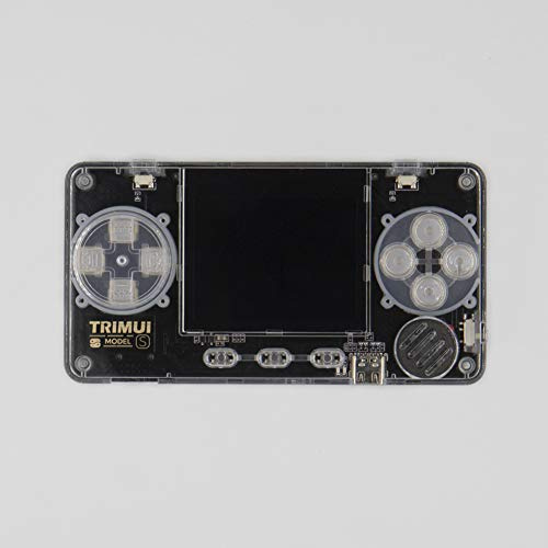TRIMUI Console de jeu portable avec écran IPS de 5,1 cm, mini lecteur de jeu, prend en charge plus de 6000 jeux classiques, console de jeu vidéo portable avec carte TF 32 Go (noir)