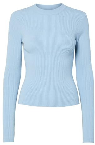 PIECES Pcmira New Ls O-Neck Knit Noos Bc