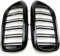 ZVFZGFGR - Auto-Frontgrill Hochglanz Schwarz Front Niere Doppellamellen Grill Grill Autozubehör Auto Kühlergrill passt für BMW 5 Series M5 G30 G31 520i 530i 540i 2017 2018 2019 2020