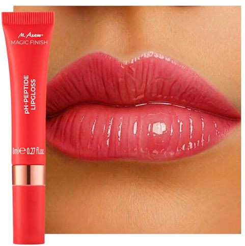 M. Asam Magic Finish pH Peptide Lipgloss Bad Romance (8ml) | Lipgloss Mit Peptid Komplex Für Volle Lippen, Lip Plumper Mit Glow Finish, Lippenpflege Mit Farbe