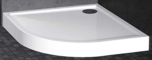 Novellini Victory Piatto Doccia Alto Dimensione 90x90 Altezza 11,5 cm Colore Bianco Montaggio Angolo Forma Semicircolare Curvo Installazione Appoggio Pavimento Superficie Liscia Materiale Acrilico