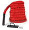 CCLIFE Battle Ropes Schlachtseil 9m 12m 15m Ø38mm Fitnesse Sport Tau Trainingsseil Fitnessseil Sportseil Battle Rope für Fitnessstudio Muskelaufbau, Größe:9m mit roter Schutzhülle und Halterung