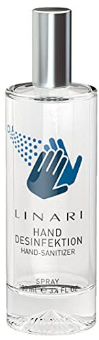 LINARI Hand Desinfektions-Spray 100ml Sprühflasche | hautverträglich | pflegend | parfümfrei