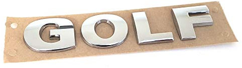 Volkswagen 1K6853687739 Schriftzug GOLF Emblem Logo Aufkleber chrom glänzend