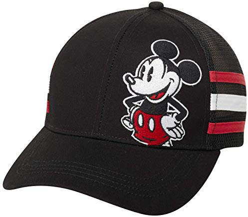 Disney Men’s Mickey Mouse Hat – Snap-Back Baseball Cap, Dad Hat