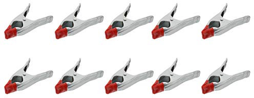 iplusmile 10pcs Heavy Duty Spring Clamps Iron Carpentry Clamp Gripper Clips for Woodworking