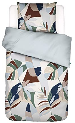 Covers & Co Bettwäsche Leaf Me Alone Blätter Multi, 155x220 + 1 x 80x80 cm