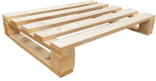 8 Stück Einwegpalette 80×60cm | Vollholz | unbehandelt | nicht tauschfähig