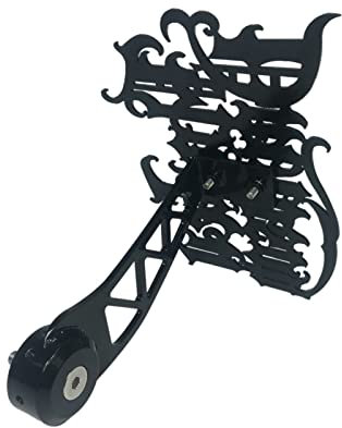 Kennzeichenhalterung Motorrad Schwarz Modifizierte Seitliche Kennzeichenhalterung Für Harley Softail Fat Boy Breakout Dyna Street Bob 2018-2020