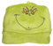 Department 56 Snowpinions Schneedecke, superweiche Fleecedecke mit Kapuze, 114,4 x 152,4 cm, Grün