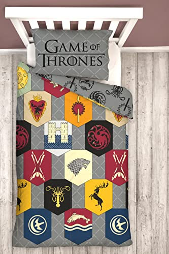 Game Of Thrones Iconic Duvet Set Single /Homeware