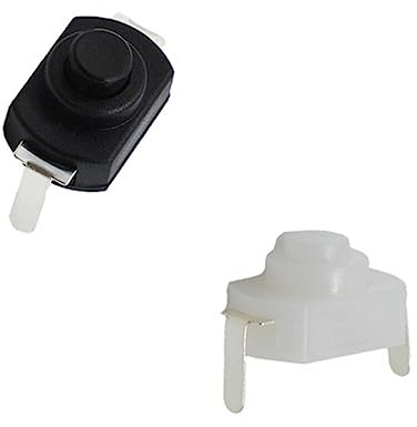 Toyvian 20 Stück Rastender Taktiler Druckschalter SMD Micro Taktschalter Taschenlampe Taste Mini Ein Aus Kupfer Taschenlampen Druckschalter FüR Audioprodukte Fernbedienungen Und HaushaltsgeräTe