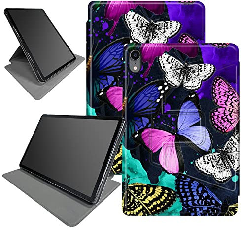 Étui pour iPad Air 3 (3e génération) 10,5 2019/iPad Pro 10,5 2017, support pliable rotatif à 360 degrés, plusieurs angles de vue avec mise en veille/réveil automatique