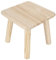 Natudeco Kinderhocker aus Holz Holzhocker Fußbank Holz Abnehmbarer Sattelhocker Gartenmöbel Hocker Schuhwechselhocker, Haushaltshocker aus Holz für Erwachsene und Kinder(Square-Holz)