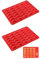 Nexoria Vanillekipferl Form, Silikon Backform, 2pcs, Temperaturbeständig, Antihaft, Vanillekipferl Backblech, Pralinenform, Schokoladenform, Kuchenformen, Zum Backen
