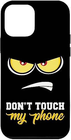 iPhone 12 mini Case Dont Touch My Phone Case Anime Lover Angry Face Gift Case