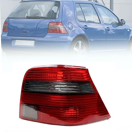 BYBEST Rücklicht Heckleuchte Rückleuchte für Golf IV MK 4 1997-2007, Auto Heckklappe Rückleuchten Linke Rechte Rücklichter Gehäuse, Right- A