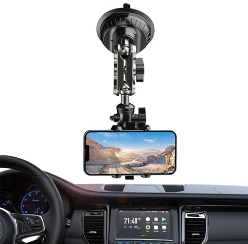 Kfz-Halterung für Mobiltelefone – -Telefonhalterung für Auto mit starkem Saugnapf | Telefonhalterung für Vlog-Aufnahme von Autos, Zubehör