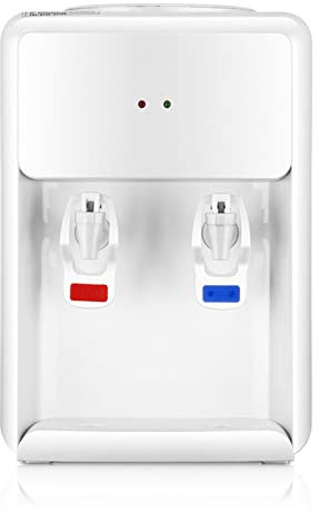 Dispensador enfriador de agua para encimera, fuente de agua, forro de acero inoxidable, diseño silencioso, ahorro de energía para uso doméstico y de oficina (frío y caliente)