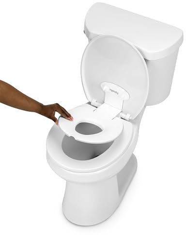 Ingenuity Pot de Toilette Flip & Sit - Siège Semi-Permanent, Installation Facile, Pour Enfants de 18 Mois et Plus