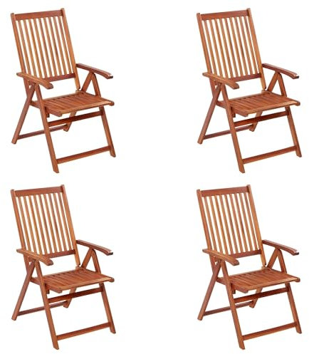 Primal Internet GmbH Premium Gartenstühle klappbar Holz | 2er Set oder 4er Set | Wetterfeste Stühle massiv für Garten, Terrasse & Balkon (4)