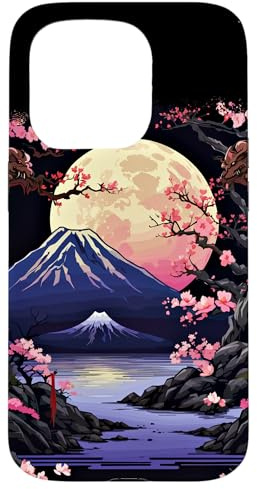 Hülle für iPhone 15 Pro Kirschblüte Anime Japan Style Aesthetic Asia Japanisch