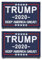 2 Stück TRUMP Lustige Patch Abnehmbare Aufnäher mit Nylon Taktische Militär Flagge Patch Applikation für Jacke Weste Kleidung Baseballkappe Rucksäcke Draussen Taschen