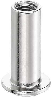 sourcing map M6x22mm Hex Socket Head Insert Nut Screw Post Sleeve Nut for Furniture 10pcs