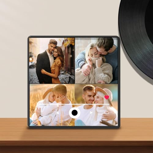Imán para nevera con música personalizada, álbum personalizado, imán para nevera, Spotify, canción de Spotify, imán para nevera con foto incorporada, puede reproducir canciones, decoración del hogar,