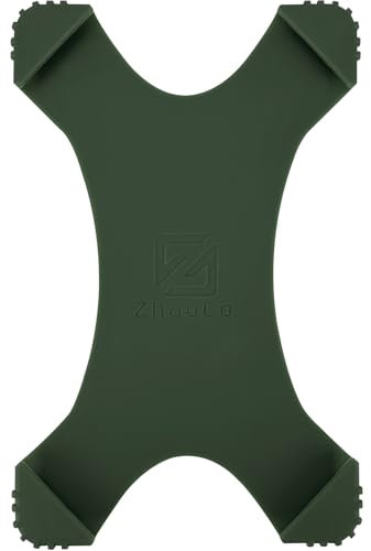 ZhaoCo Anti-Glissement Silicium Dragonne Support de Poignée de Doigt Universel pour 6 / 6.8'' / 7'' Kindle liseuses/Kobo/Sony eBook, Vert foncé