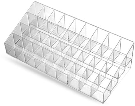 Organizador de pintalabios con 36 compartimentos, soporte transparente para pintalabios, soporte para pintalabios, soporte para pintalabios, soporte para cosméticos, bandeja para brillo de labios
