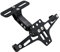 Kennzeichenhalter Passend für KTM Duke 125 200 390 690 790 990 1090 1190 1290 Motorrad Einstellbare hintere Kennzeichenhalterhalterung Seitliche Kennzeichenhalterung(Black)