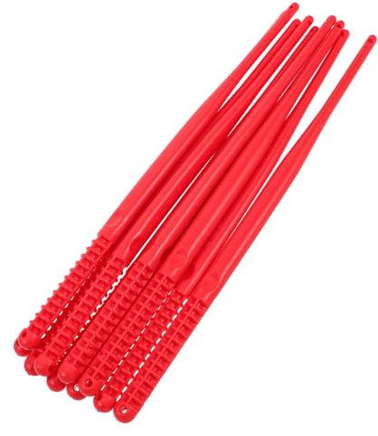 NULYLU 10 Pièces Baguettes de Jonglage Diabolo Antidérapante Accessoires de Fitness pour Activités Plein Air