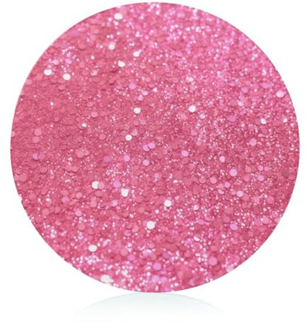 Schneidebrett aus gehärtetem Glas, glitzernd, rosa Glitzer, langlebig, klares Glas, kratzfest, hitzebeständig, bruchfest, leicht zu reinigen, Küchendekoration