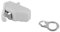 akddaf 1 pz Supporto for aletta parasole for auto, adatto for Fiat, 500L 2014-2017 5ND86MS7AA Supporto for aletta parasole Gancio di fissaggio della visiera