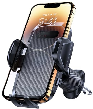 WDJRUIRUI Car Phone Holder for Lexus LBX 2023-2024, Mobile Phone Holder Stable Double Steel Hook for Cars Air Vent 360°Rotation GPS Vehicle Mounts