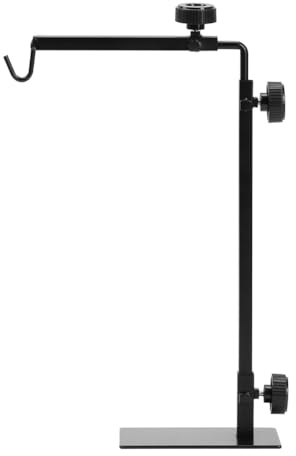 Fangxuee Reptile Lamp Stand Adjustable Metal Floor Lamps Reptile Reptile Tank Heating Light Support for Bearded Dragon Snakes